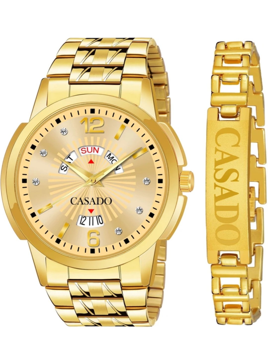 ₹322 | Casado Gold-Plated Branded Bracelet Combo (Pack of 2) – 89% OFF ✨
