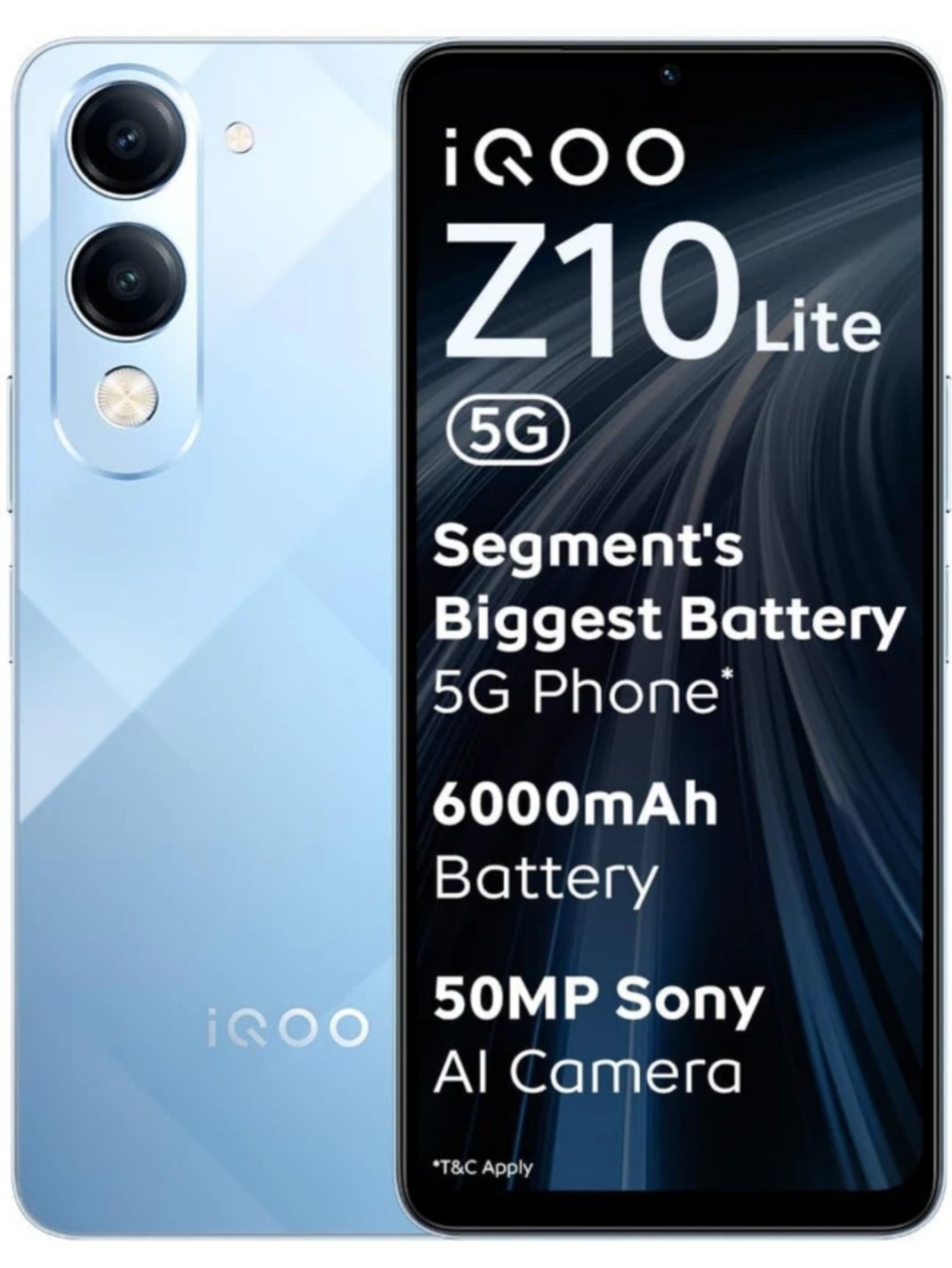 ₹15,182 | iQOO Z10 Lite 5G Smartphone (8GB RAM, 256GB Storage) – Power, Speed &amp; 6000mAh Battery