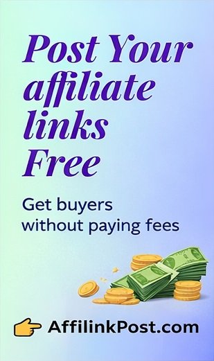 Post Your Affiliate Links & Earn Commissions