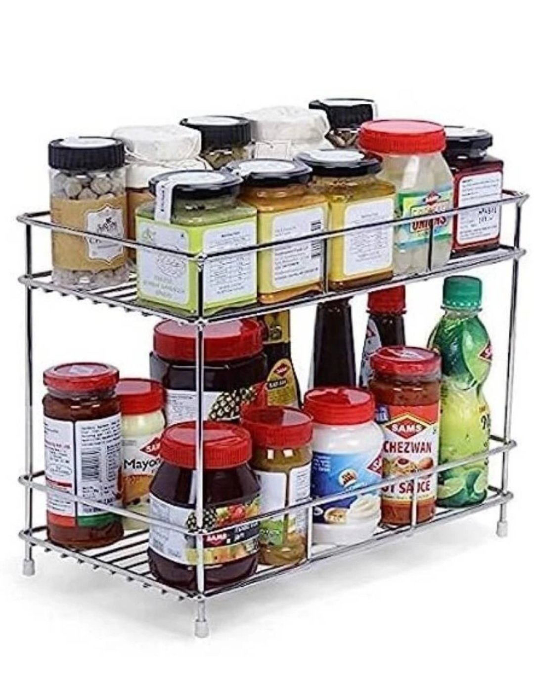 ₹183 Multipurpose Steel Spice Rack Stand | 85% OFF Wow Deal