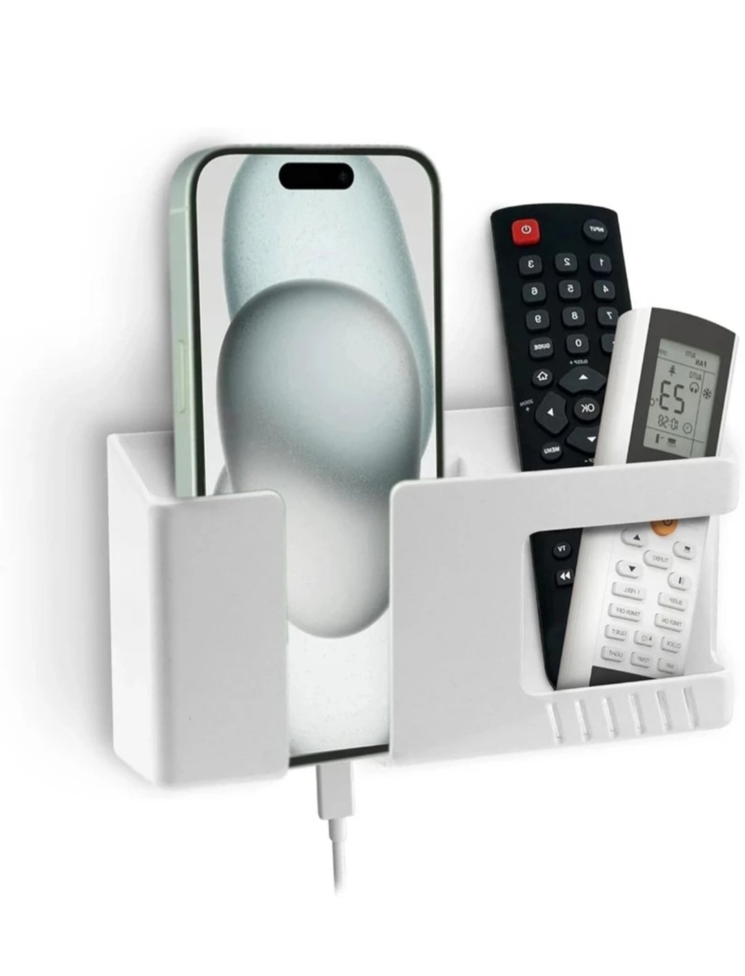 ₹111 All-in-One Wall Organizer | Mobile Remote Holder with 89% OFF