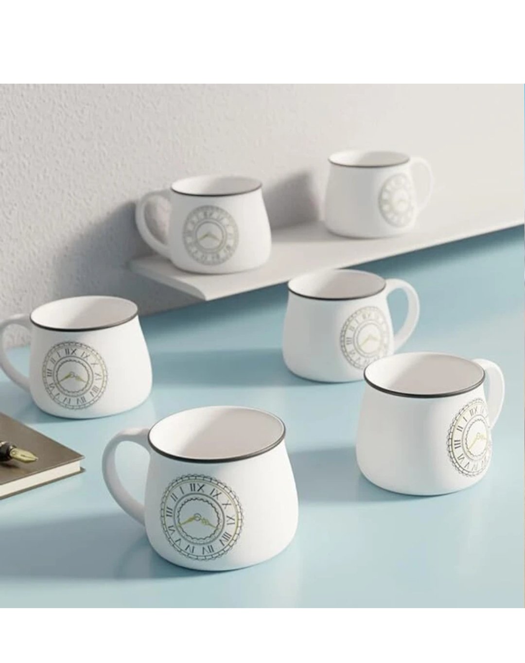 🔥 ₹365 – Ceramic Handprinted Tea Cups (Pack of 6) | 72% OFF Deal!