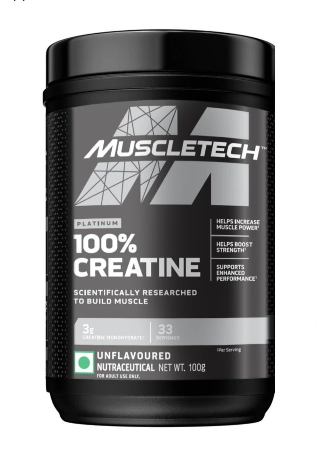 ₹379 – Muscletech Platinum Creatine Monohydrate 100g | 53% OFF Hot Deal!