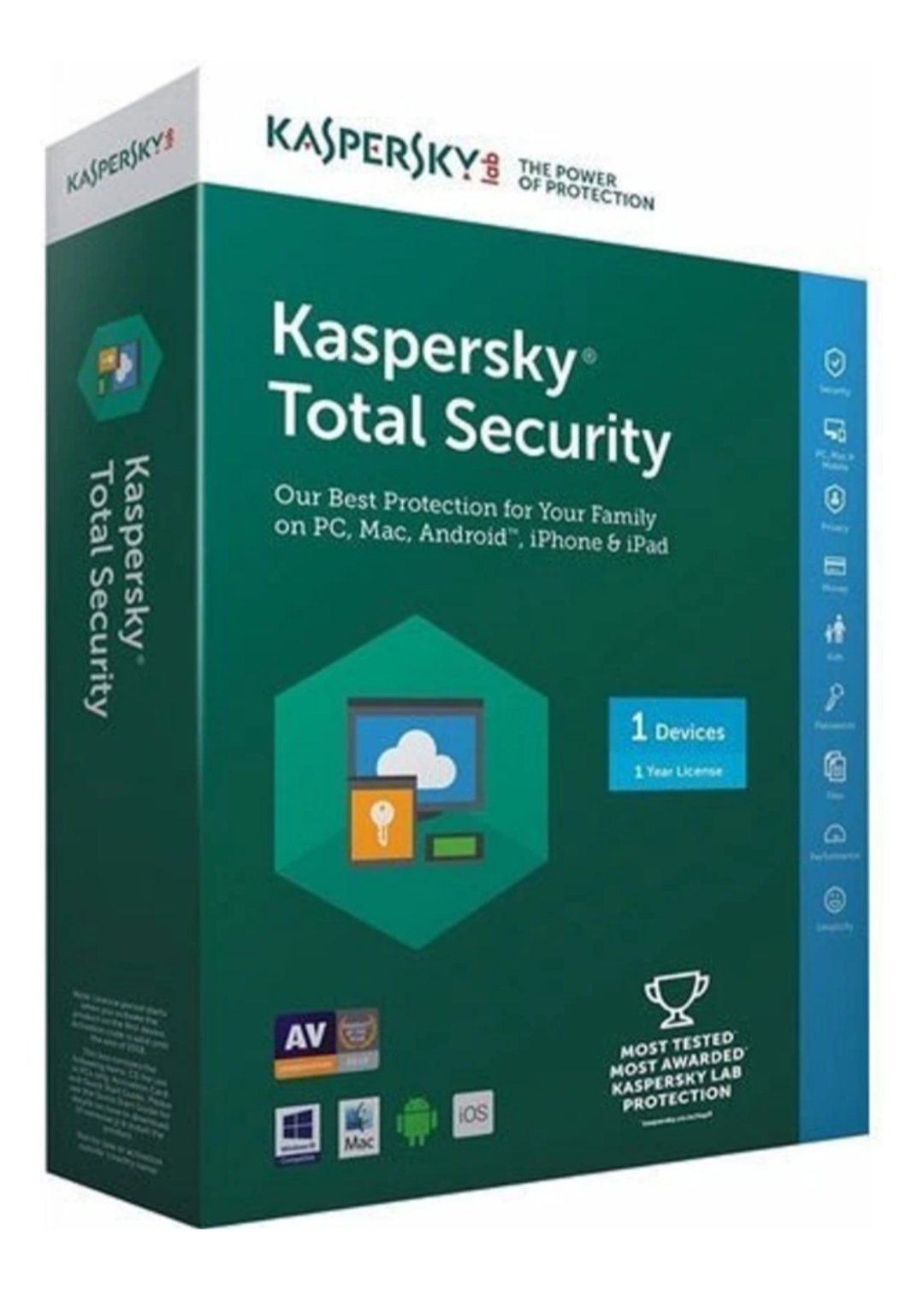 ₹367 – Kaspersky Total Security 1 User 1 Year Renewal | 80% OFF Deal!