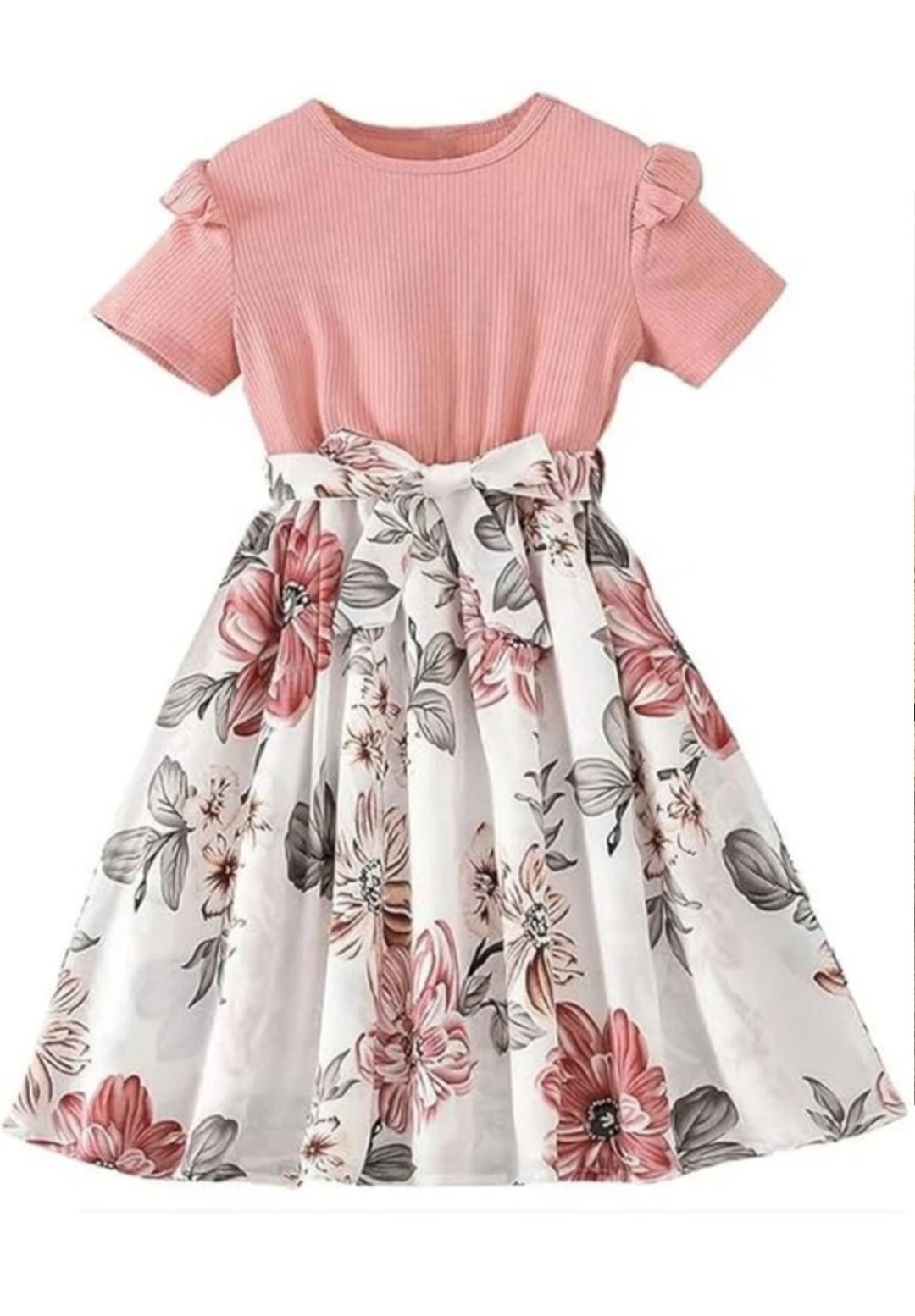 ₹719 – Fostric Indi Girls Maxi Casual Dress | 64% OFF