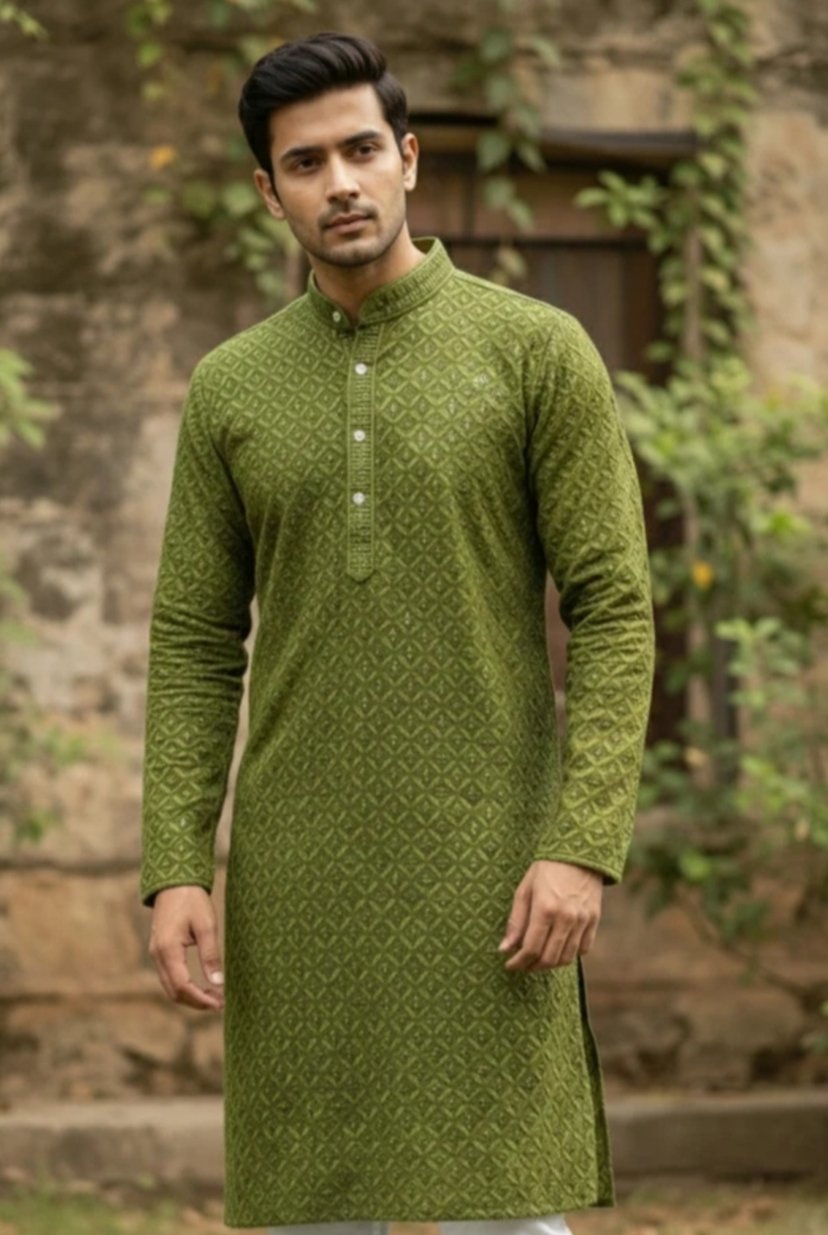₹773 – 41% OFF Men’s Embroidered Kurta