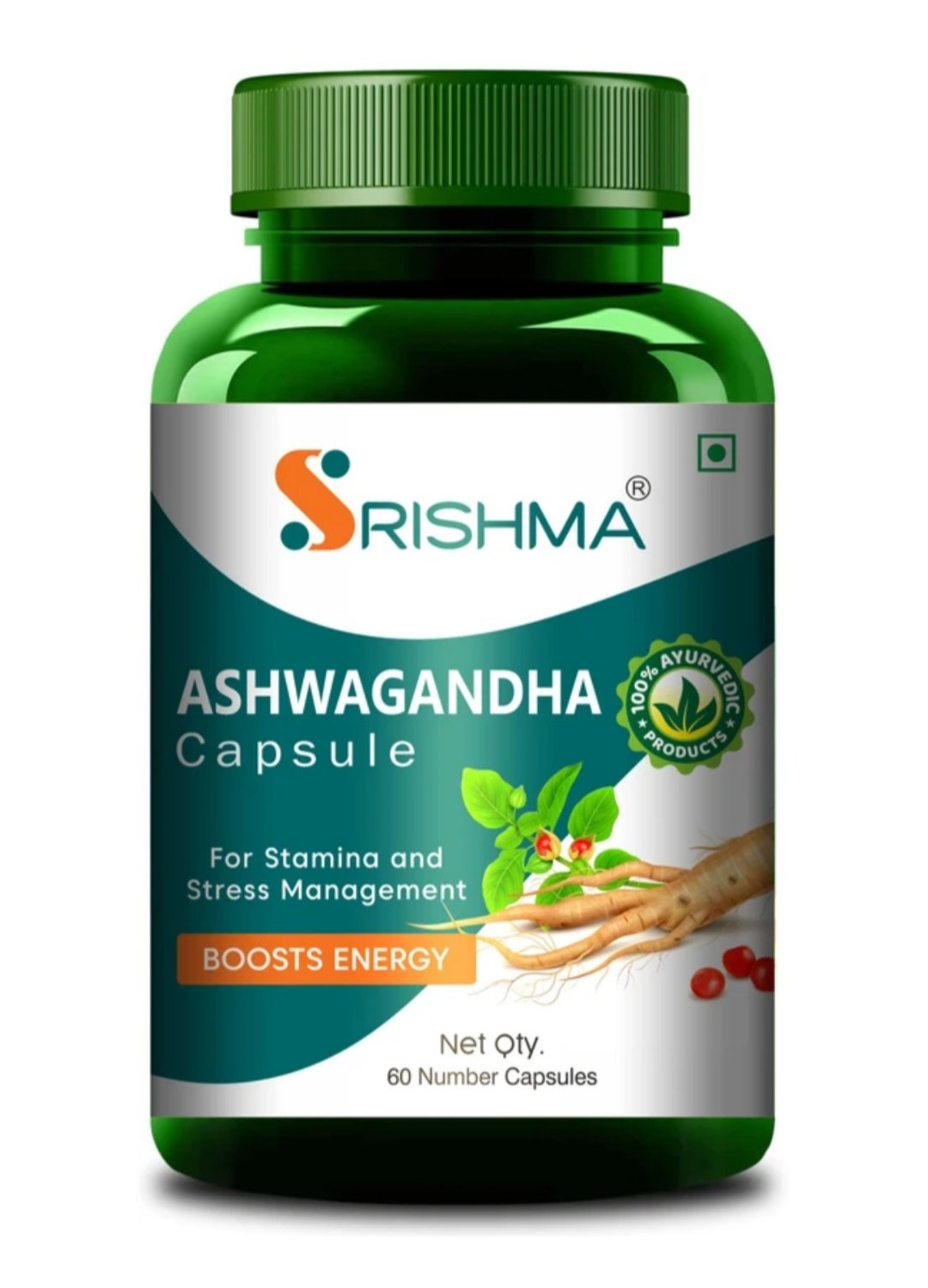 ₹112 – Srishma Ashwagandha Capsules | 78% OFF