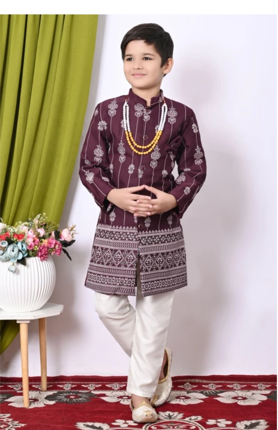 ₹527 – Bright Garments Boys Kurta Pyjama Set | 67% OFF