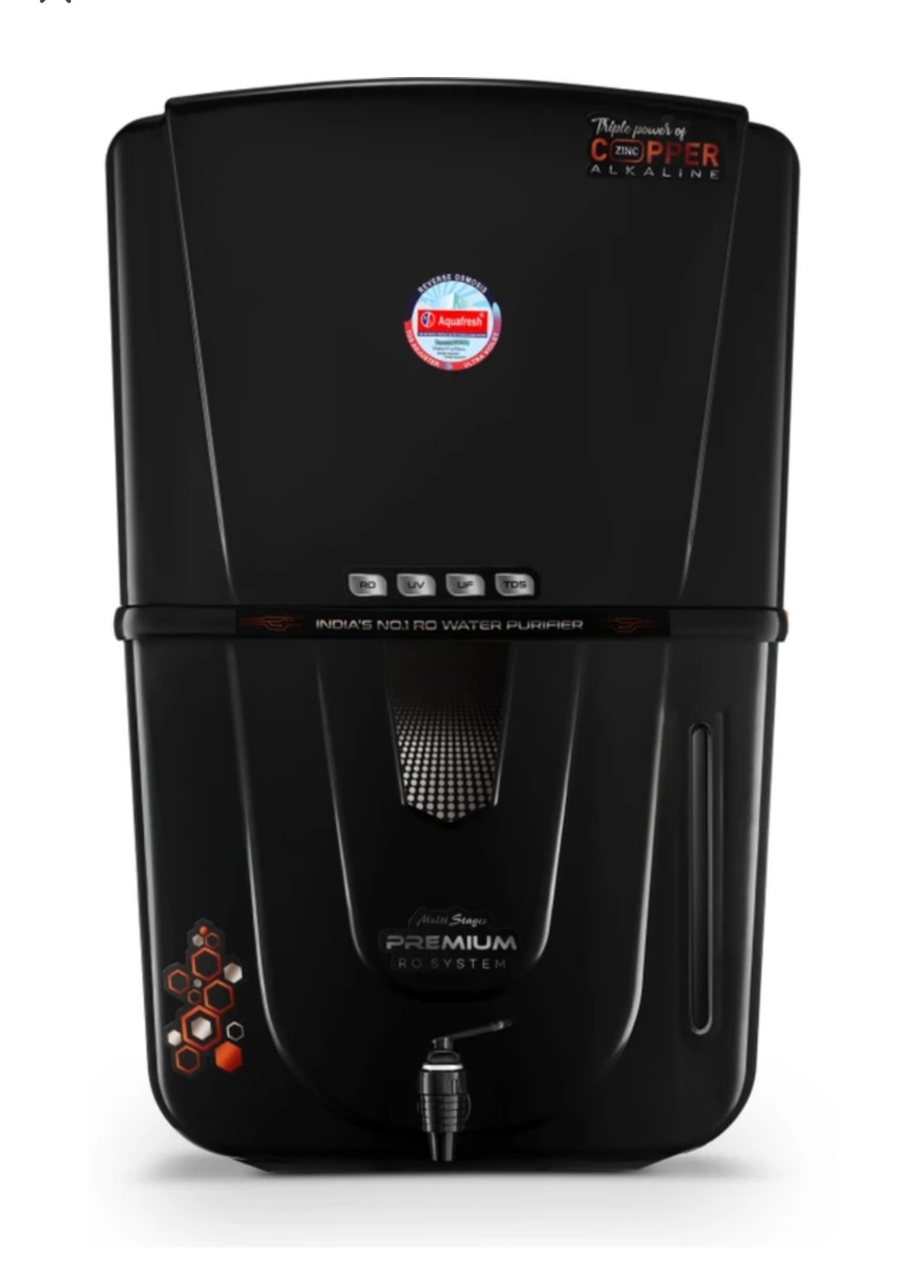 ₹4,994 Aqua Fresh Ultra Pro 18L RO UV Water Purifier | Copper, Alkaline, BIS Certified | 70% OFF