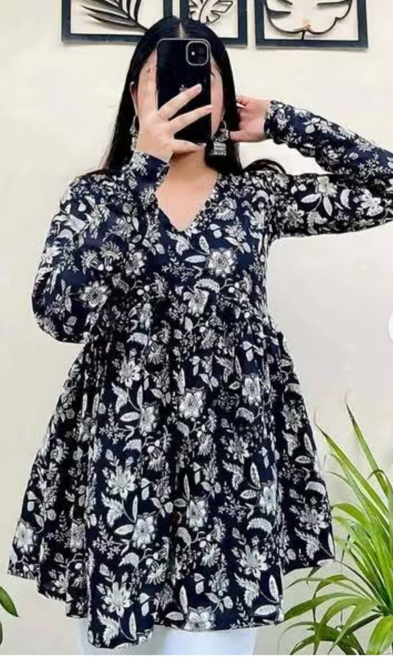 ₹200 Women Floral Flared Kurta | Stylish Ethnic Wear 80% OFF Deal