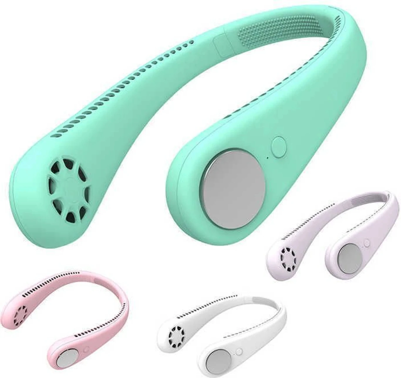 ₹744 Portable Neck Fan Rechargeable | Hands-Free Cooling Deal