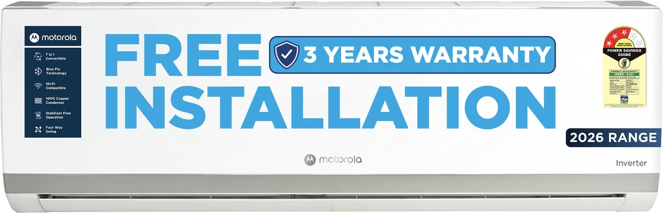 ₹31,990 Best Budget Split AC India 1.5 Ton | Motorola Deal