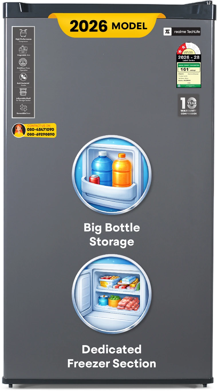 ₹8,990 Best Mini Fridge India 84L | Budget Refrigerator Deal