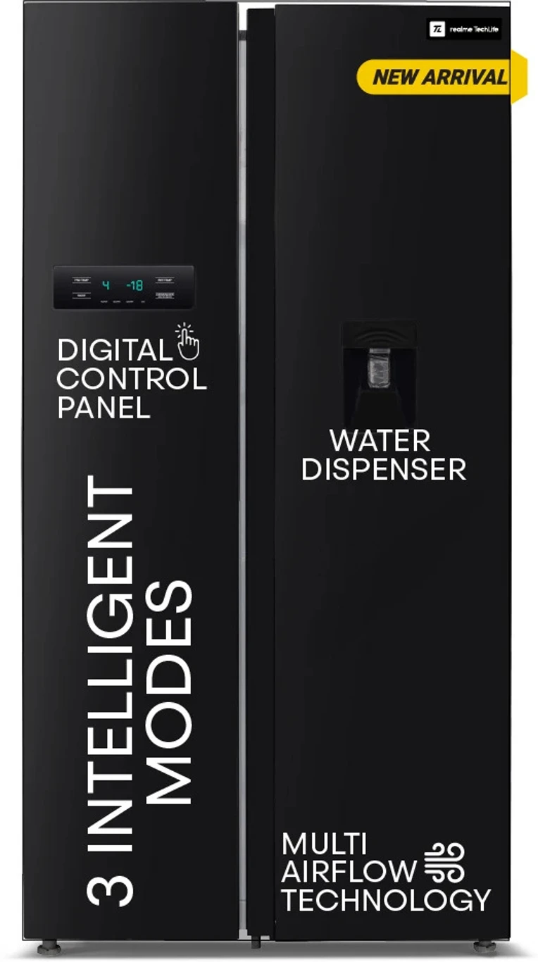 ₹45,990 Best Side by Side Fridge India 584L | Realme Deal