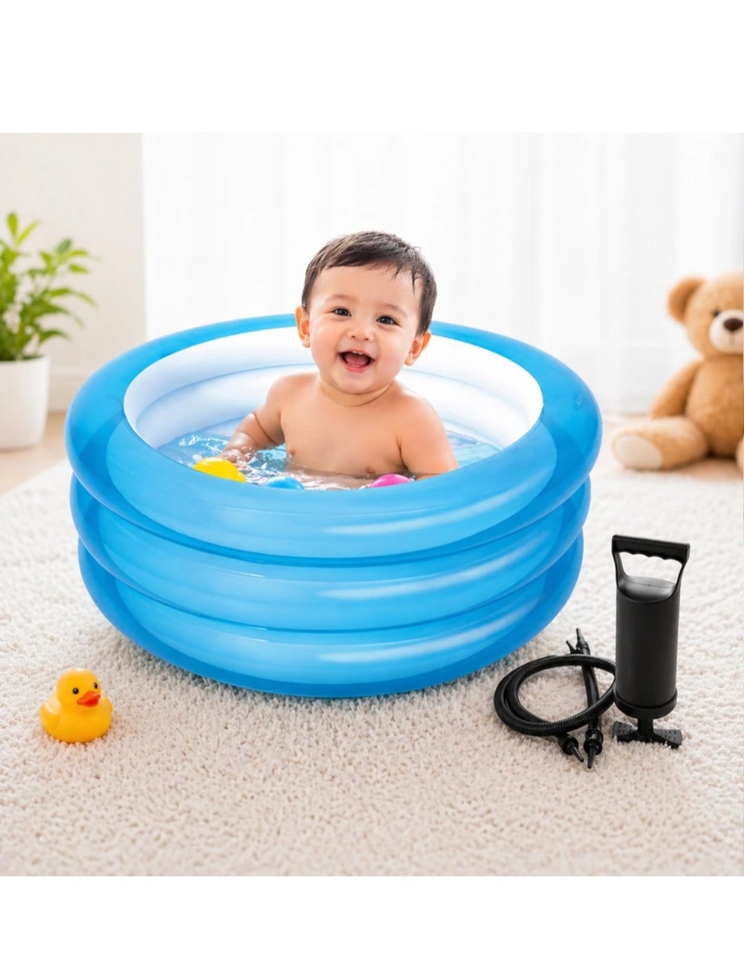 ₹834 Best Baby Swimming Pool India 2.2ft | Inflatable Pool Deal