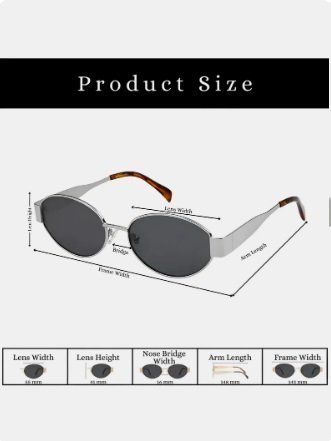 ₹335 Best Oval Sunglasses India Under ₹500 | Stylish UV Shades