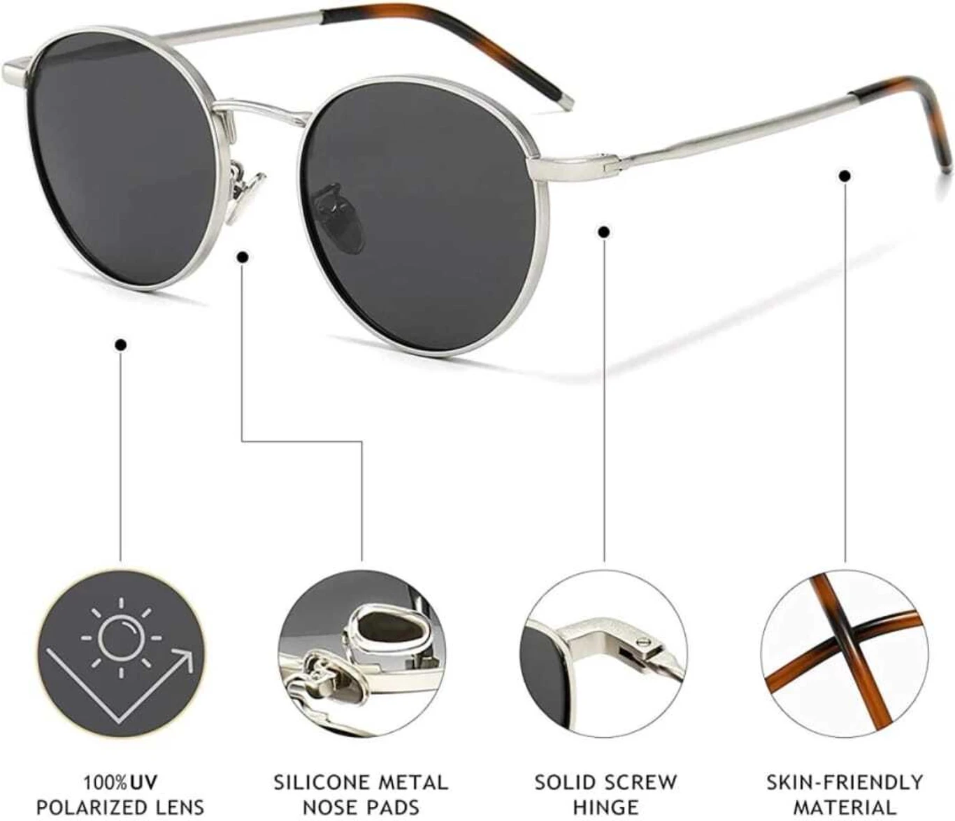 ₹240 Best Oval Sunglasses India Under ₹300 | Retro Shades