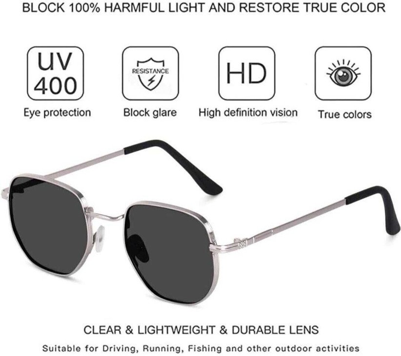 ₹182 Best Retro Sunglasses India Under ₹200 | Square Style Deal