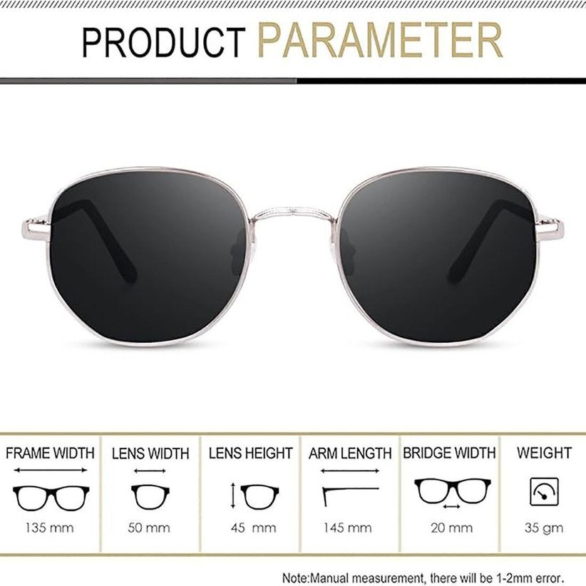 ₹182 Best Retro Sunglasses India Under ₹200 | Square Style Deal