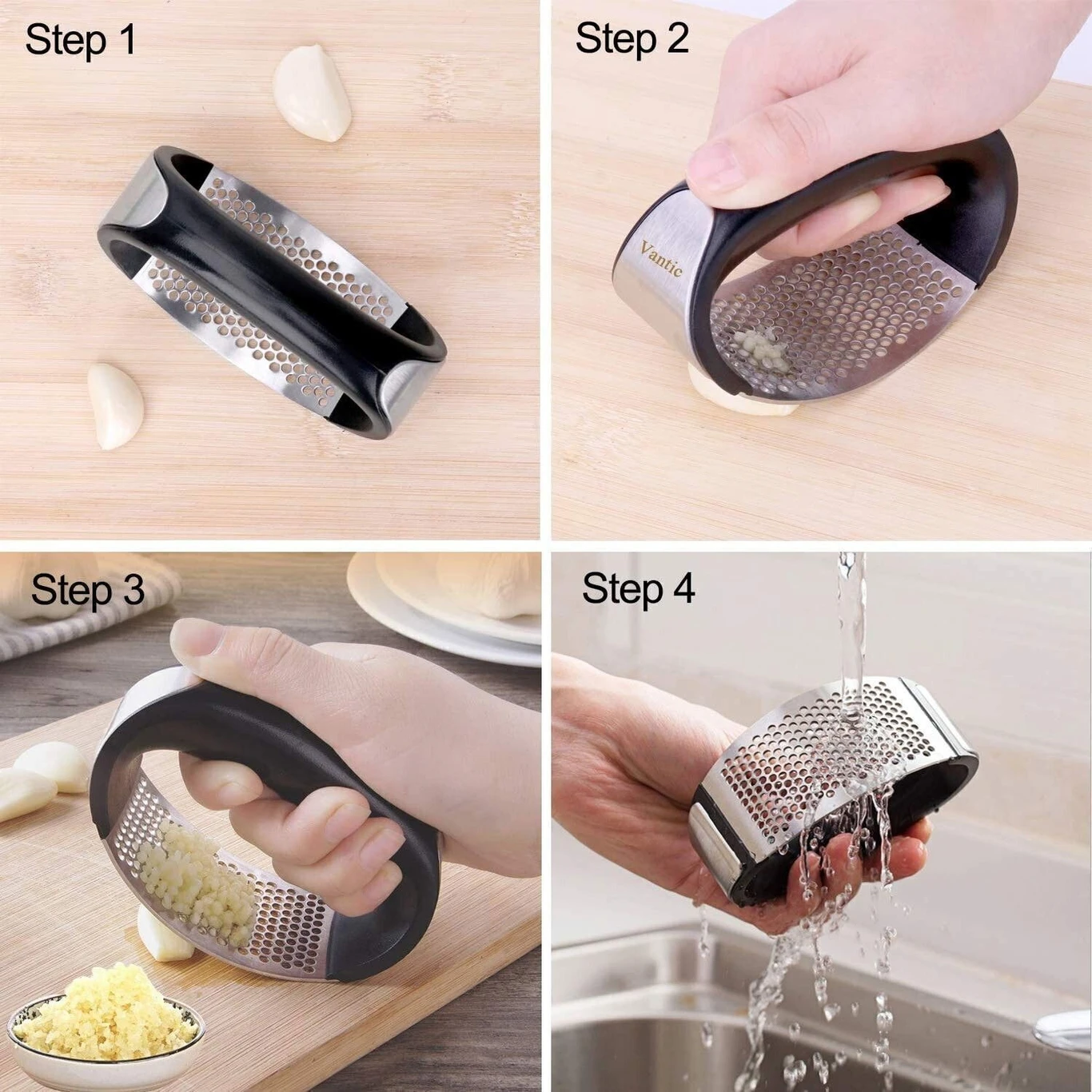 ₹97 Best Garlic Press India Under ₹100 | Steel Crusher Tool