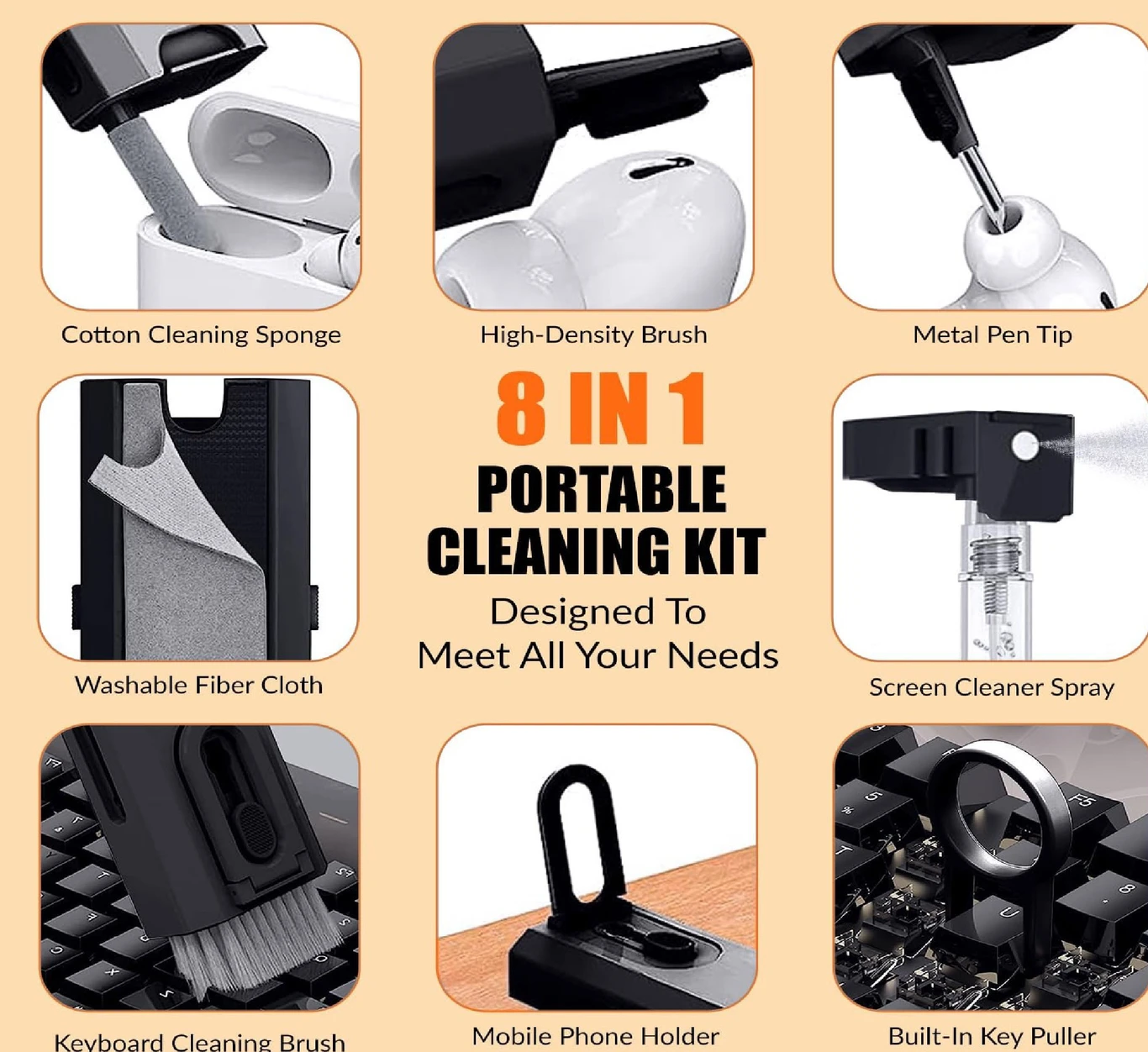₹298 Smart Gadget Cleaning Kit for Laptop, Mobile &amp; Gaming Use