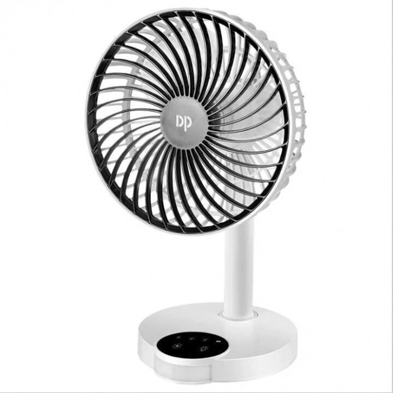 ₹922 Rechargeable Table Fan with LED Light USB Cooling Fan