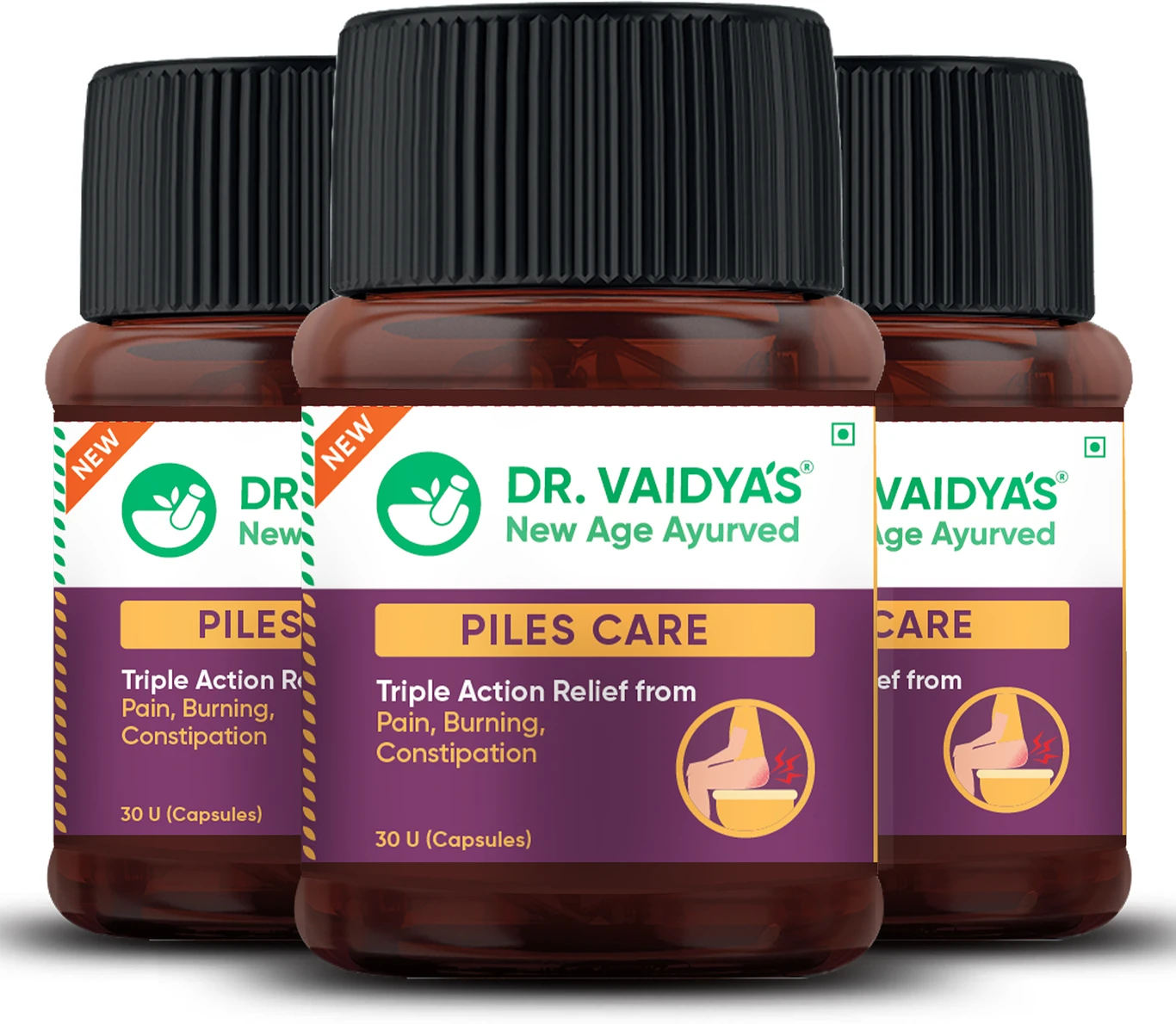 ₹639 Dr Vaidya’s Piles Care Ayurvedic Capsules for Fast Relief