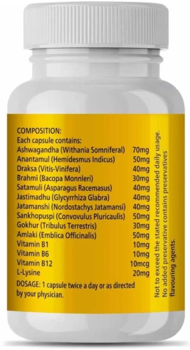 ₹152 Ayurvedic Weight Gain Capsules for Healthy Body & Energy