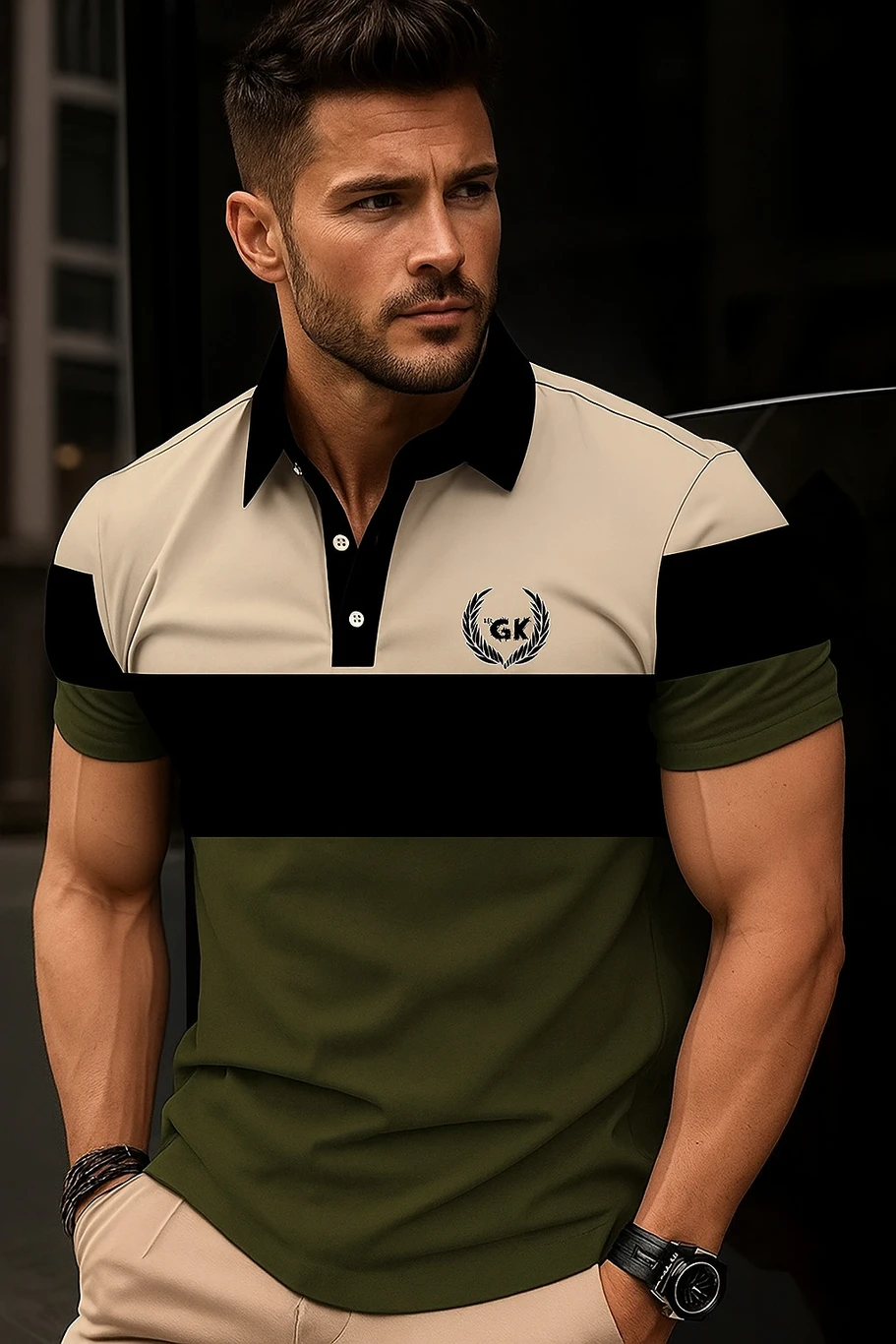 ₹231 Men’s Polo Neck T-Shirt Deal | Trendy Multicolor Fashion India