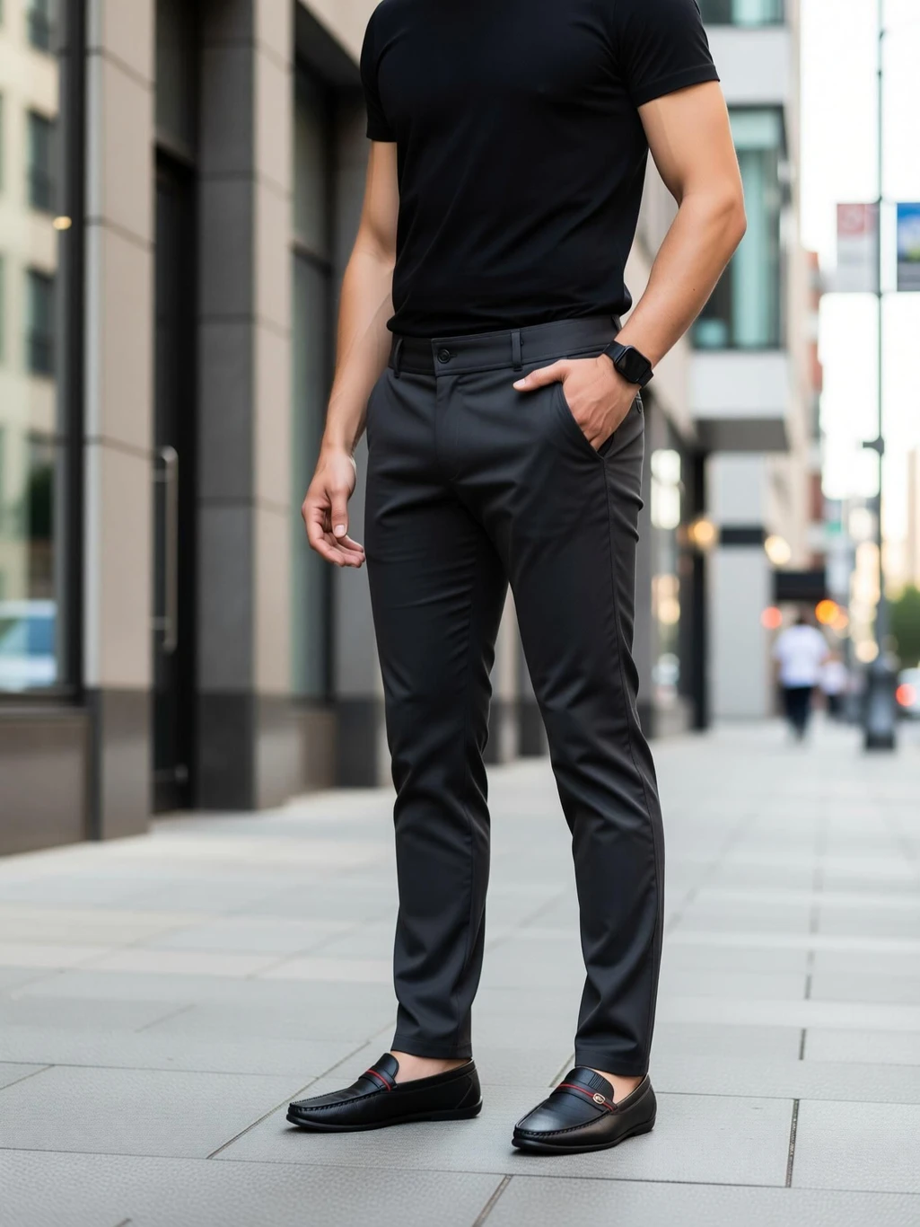 ₹242 Men’s Slim Fit Grey Trousers Deal | Stylish Fashion India