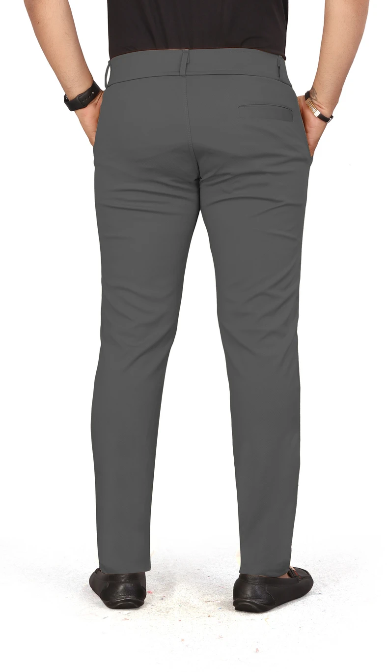 ₹242 Men’s Slim Fit Grey Trousers Deal | Stylish Fashion India