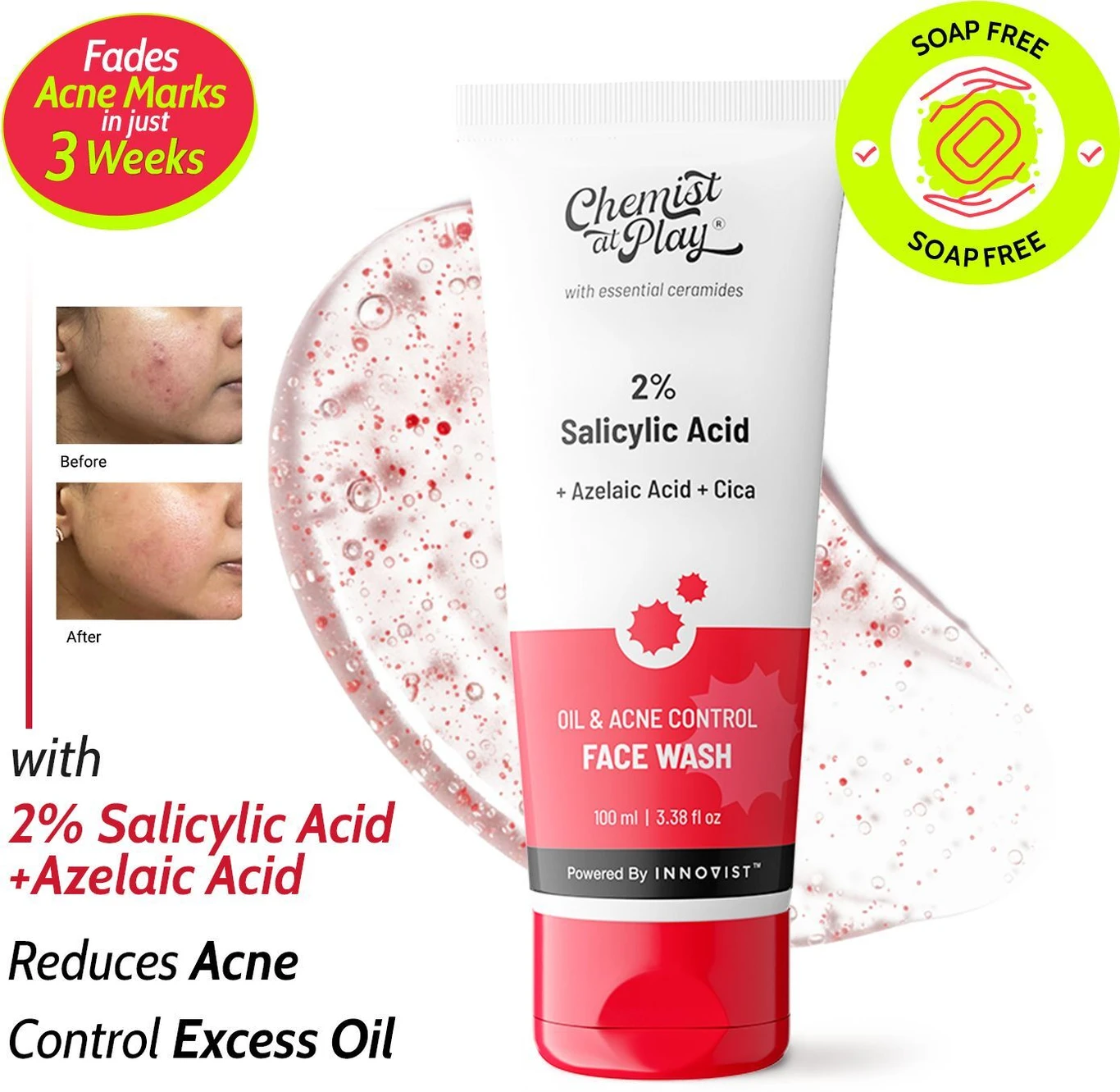 ₹239 Chemist at Play Salicylic Acid Face Wash for Oil Control