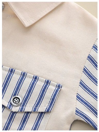 ₹639 Boys Striped Shirt With Trousers | Stylish Kids Clothing Set India