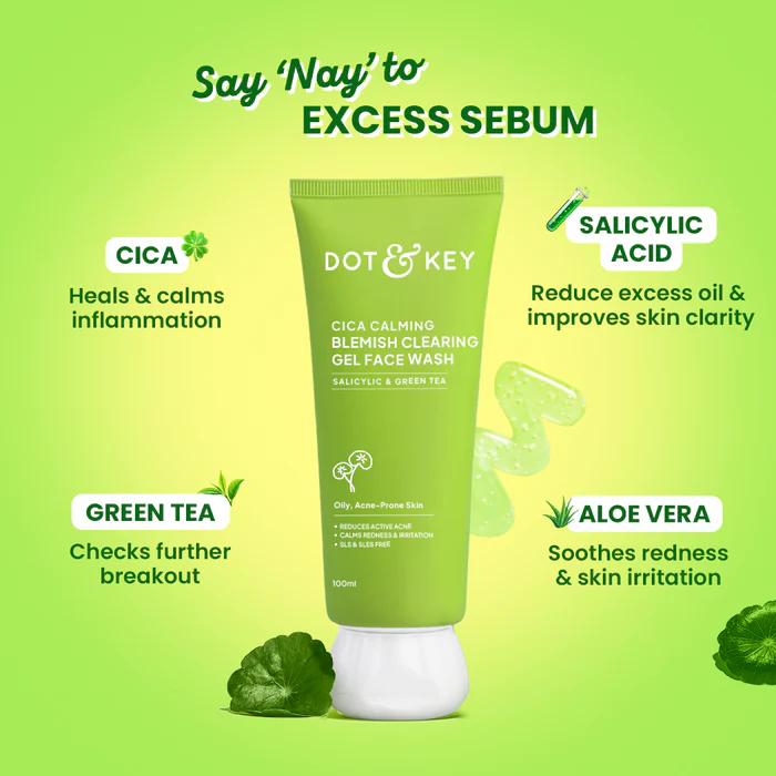 ₹375 Dot & Key Cica Salicylic Acid Face Wash for Oily Skin