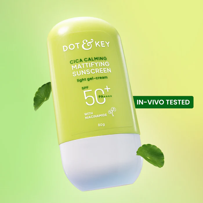 ₹595 Dot & Key Cica Niacinamide Sunscreen SPF 50+ PA++++