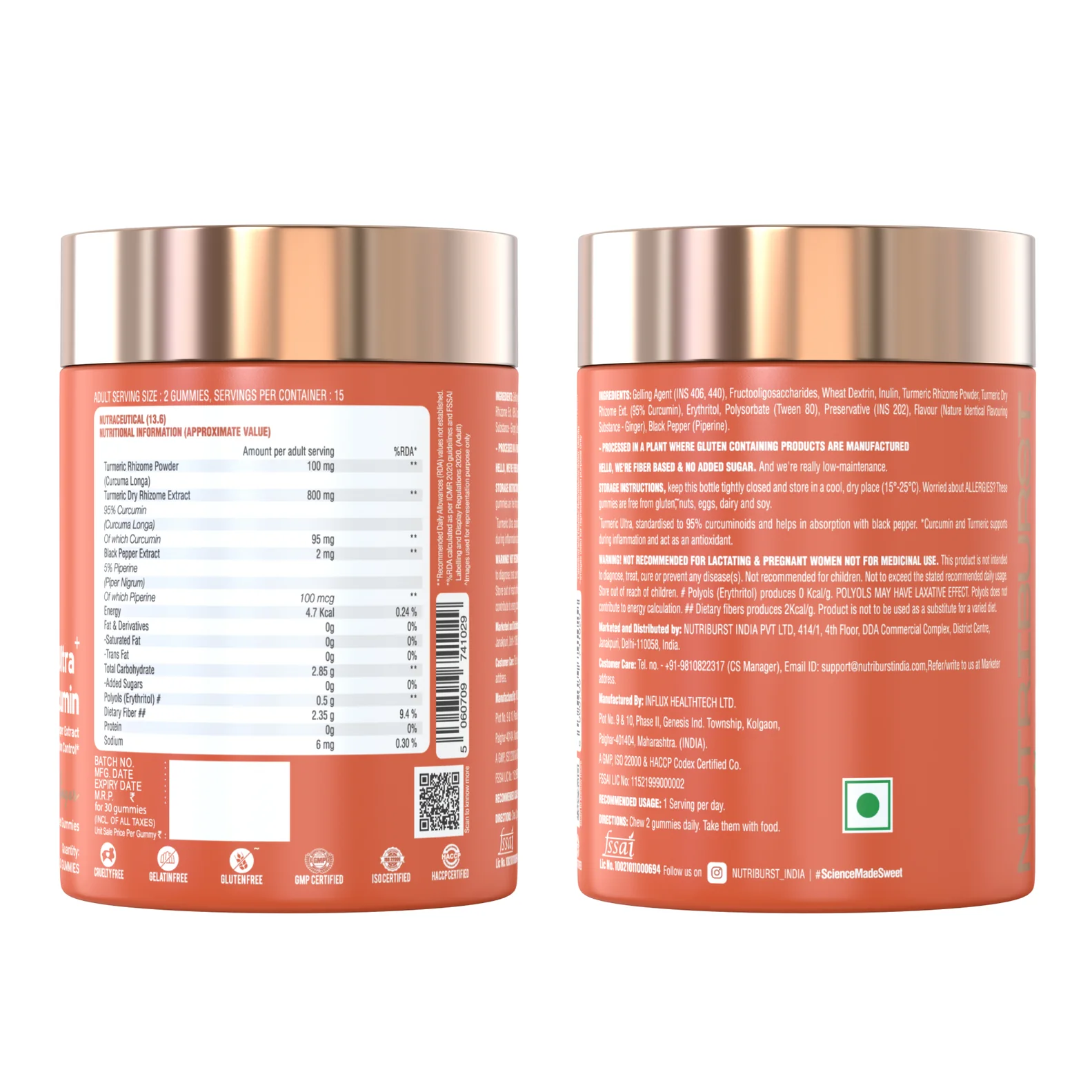 ₹409 Turmeric Gummies for Daily Joint Support and Wellness Care