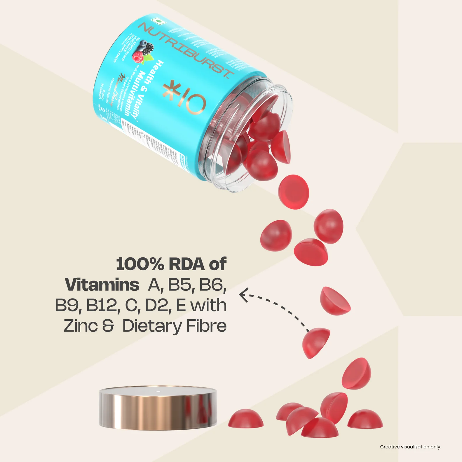₹368 Multivitamin Gummies for Daily Energy and Nutrition Support