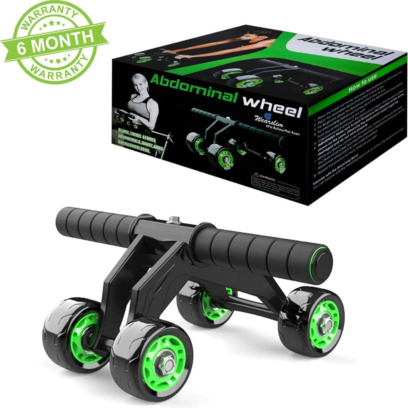 ₹399 Abs Workout Roller for Home Fitness and Core Training Routines