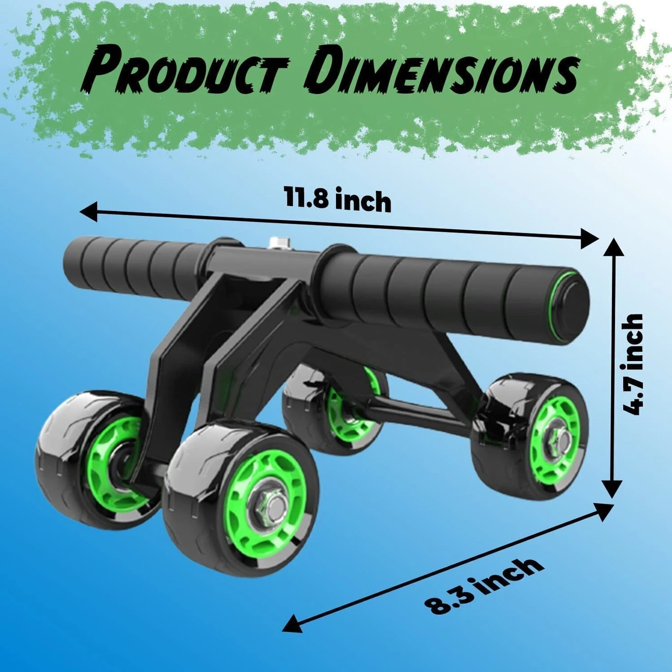 ₹399 Abs Workout Roller for Home Fitness and Core Training Routines