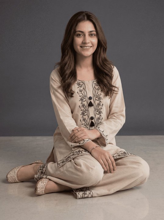 PrinceFebrics Women Embroidered Straight Kurta Stylish Ethnic Kurti for Casual &amp; Festive Wear