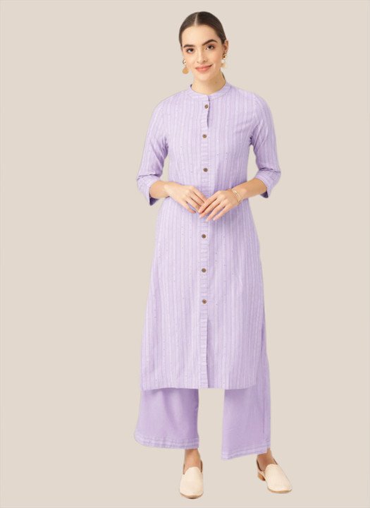 Madarwa Women Kurta Palazzo Set for Casual &amp; Ethnic Wear