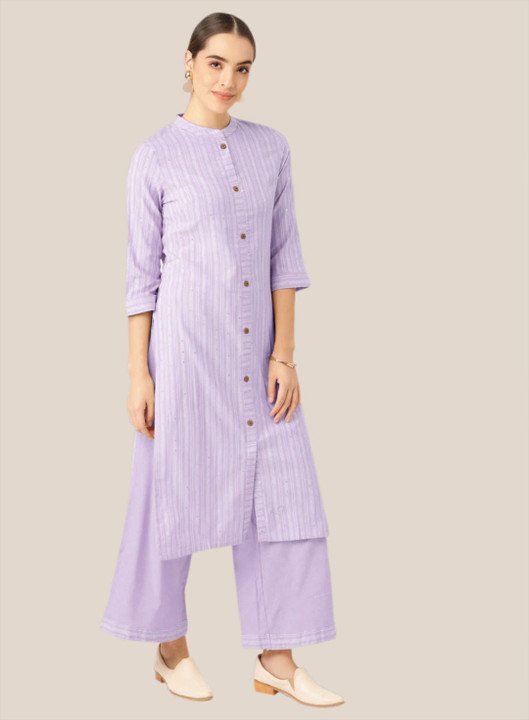 Madarwa Women Kurta Palazzo Set for Casual &amp; Ethnic Wear