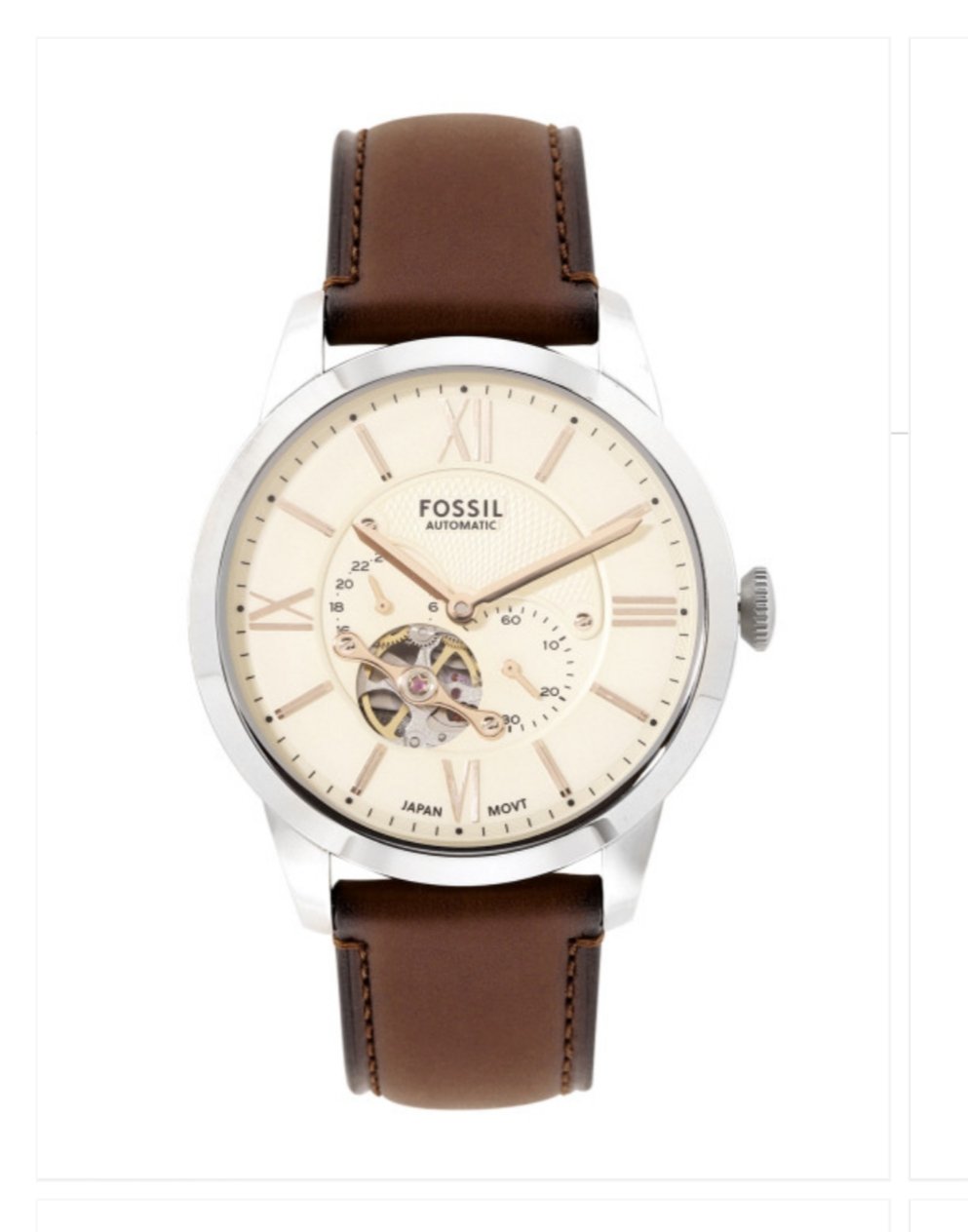 Fossil Townsman Automatic Watch for Premium Everyday Men Styling