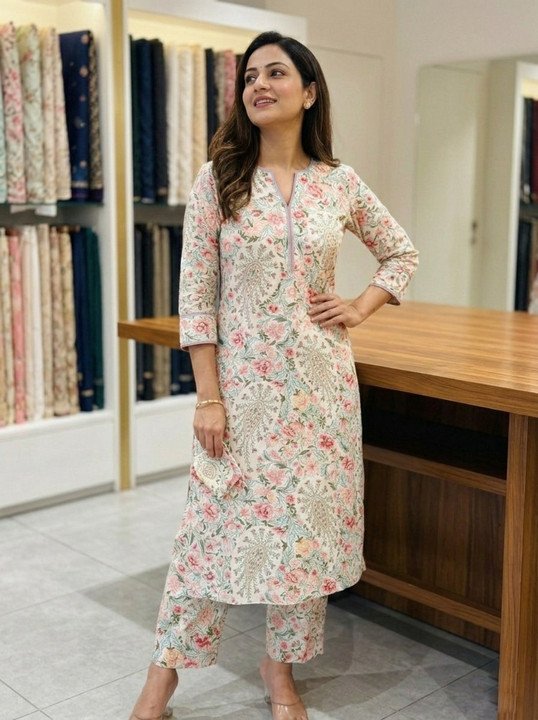 Madarwa Kurta Pant Set for Comfortable Everyday Ethnic Styling