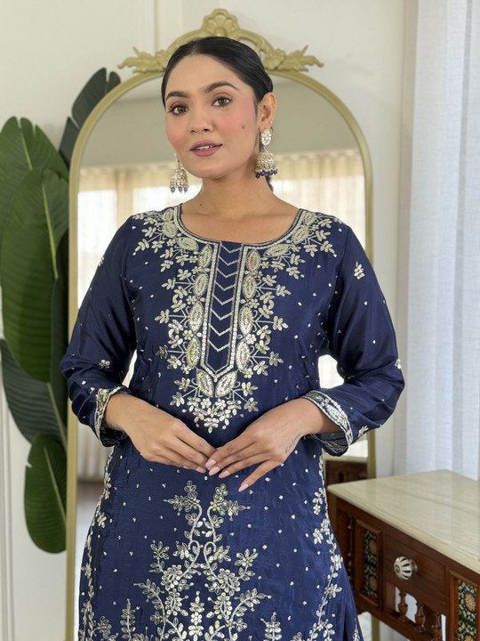 Skyliner Embroidered Anarkali Set at ₹1067 for Festive Ethnic Looks