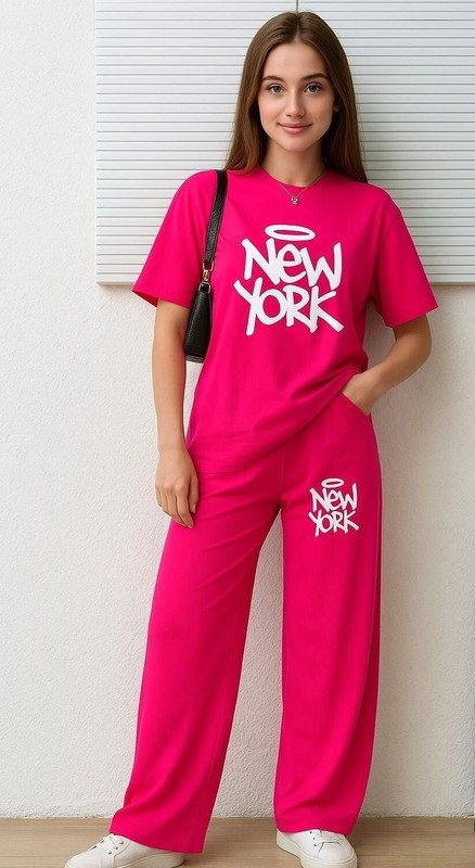 Urban Cat Pink Top Pyjama Set at ₹398 for Cozy Daily Homewear