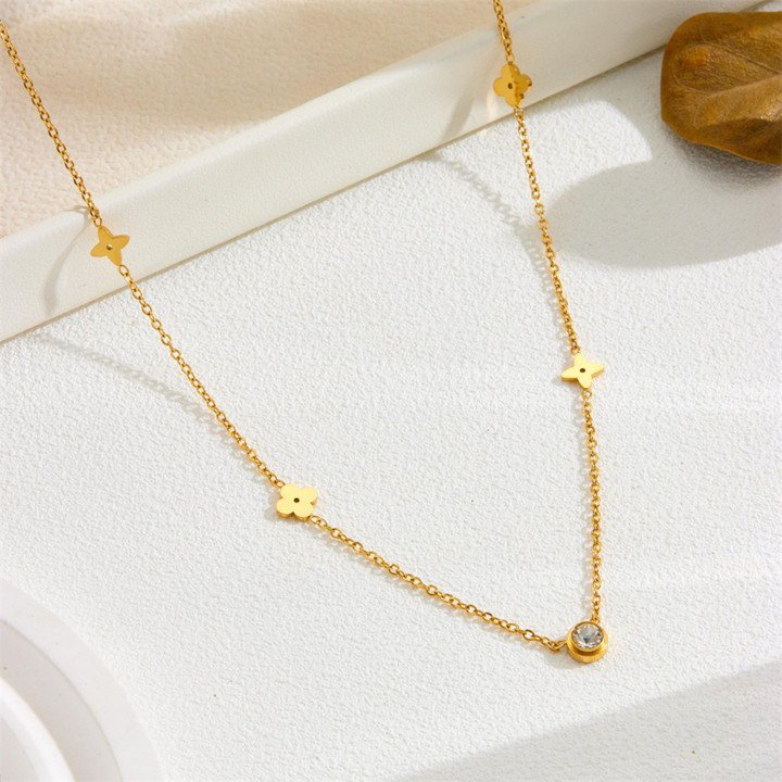 Myki Gold Plated Necklace for Minimal Everyday Women Fashion Styling