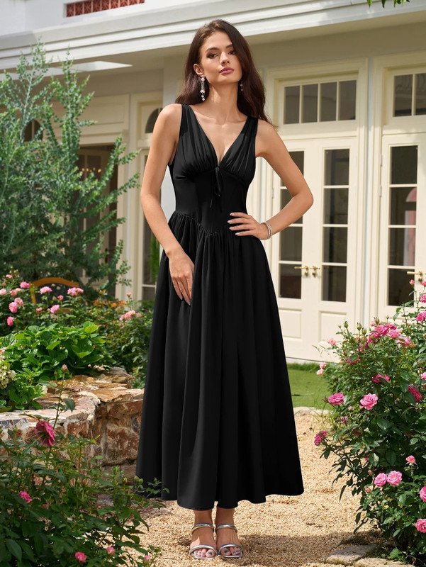 Metronaut Black Midi Dress at ₹378 for Chic Everyday Styling