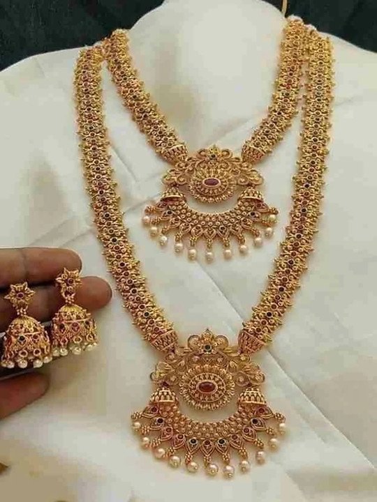 Gold Plated Jewellery Set for Festive Women Ethnic Fashion Styling