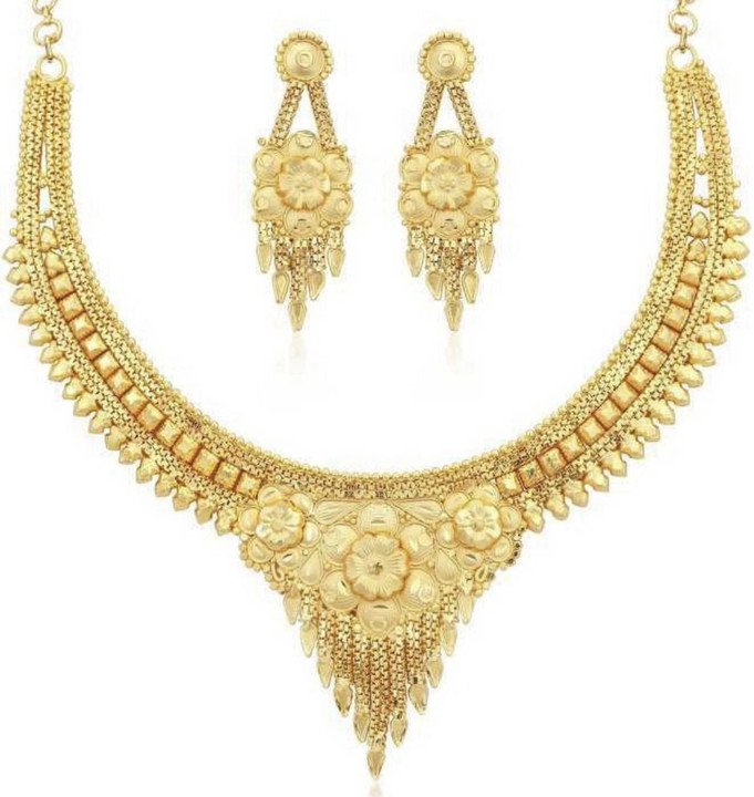 Bulsenk Gold Jewellery Set for Festive Women Ethnic Fashion Looks